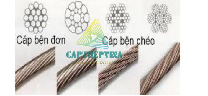 Cáp thép được chia thành 2 loại chính